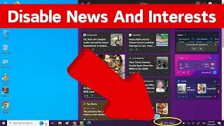 How to Remove the News and Interests Widget from the Taskbar (Quick & Easy)