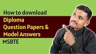 Download Diploma Previous Questions Papers and Model Answers | MSBTE Question Papers