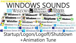 Evolution of Windows Sounds [STARTUP/LOGON/LOGOFF/SHUTDOWN] + Betas