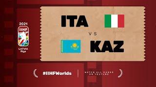 Highlights | ITALY vs KAZAKHSTAN | #IIHFWorlds 2021