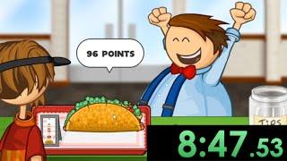 I decided to speedrun Papa's Taco Mia and my day was ruined by a certain customer...