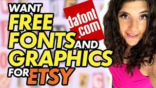 How To Find Free Fonts For Commercial Use For Etsy and Amazon!