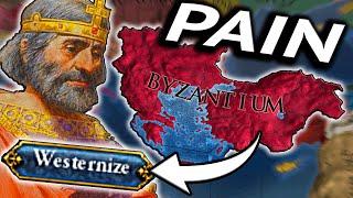 I Played BYZANTIUM in EU4 1.0 With NO DLCs & IT WAS CURSED