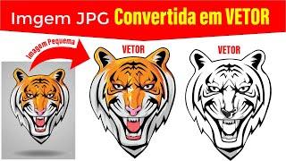 Como transformar uma imgem em vetor de forma automatica, fácil e rápido - Corel Draw 2021