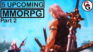 5 UPCOMING MMORPG GAMES 2021 & 2022 | PC, ANDROID AND IOS PART 2, 4K 60FPS