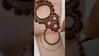 Easy Stylish Mehndi Design For Hand-Simple mehandi #mehndi #shorts