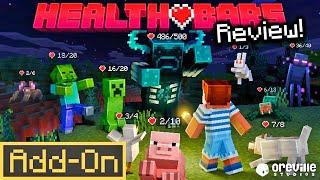 HEALTH BARS ADDON for Minecraft Bedrock Players & Mobs costs $4 in-depth review