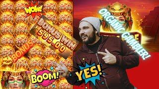 WE went GOD mode with $10 BETS!! Nothing could STOP us!!  Organic Gambler | Aztec Fire | Pulsz