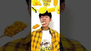 Random Yellow Food MUKBANG  (Blooper)