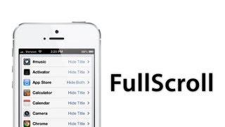 [Cydia Tweak] FullScroll - Full Screen Mode For Any App