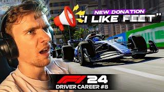 TTS DONOS AROUND MONACO - F1 24 Driver Career #8