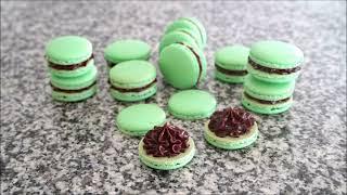 Mint Chocolate Macaron Recipe