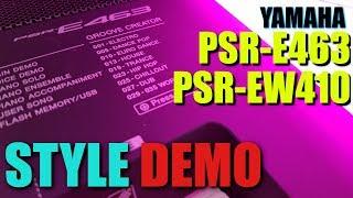 Yamaha PSR-E463 • Style & Voice Demo (Big Band)