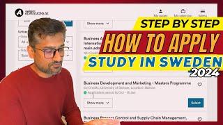 Study in Sweden | Application process for Swedish University