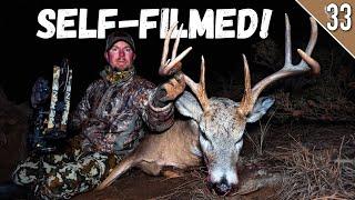 SELF-FILMED BUCK from a TREE SADDLE!!! (Bowhunting South Dakota Whitetails!)