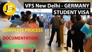 VFS Delhi Application Process for Germany Students Visa | Detailed Experience after Appointment