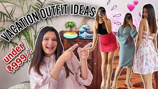 What to wear to the beach? | Beach Vacation Outfits Under ₹999/- | Rupal Yadav