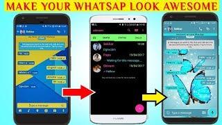 [No Root] How to Change Whatsapp Theme Colour and Look Completely!! | TechChandu