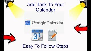 How To Add Task To Google Calendar