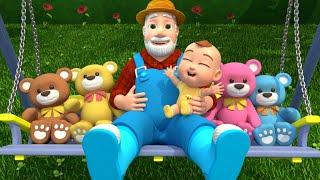 Teddy Plays on the Slide +More Lalafun Nursery Rhymes & Baby Songs