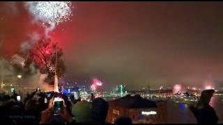 New Year's eve 2025 Stockholm Sweden at 00.00