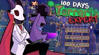 I Spent 100 Days in Terraria Expert Mode