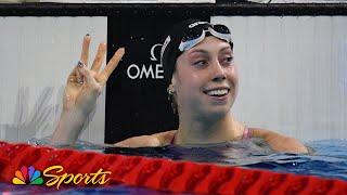 Gretchen Walsh CRUSHES 100m butterfly final for seventh world record in Budapest | NBC Sports