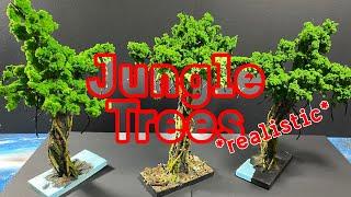 Jungle Trees *realistic* #Diorama #ScaleModel #Miniature