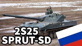 The Sprut-SD : A Light Tank with a Punch