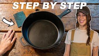 How to Clean & Maintain Cast Iron * Walrus Oil *