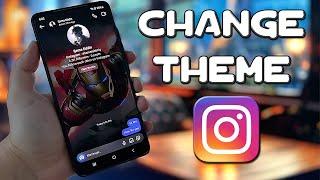 How To Set Photo In Instagram Chat Background | Change Chat Theme On Instagram (2023)