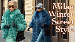 The Most Beautiful Winter 2024 Street Fashion in Italy  How to be Elegant in outerwear 