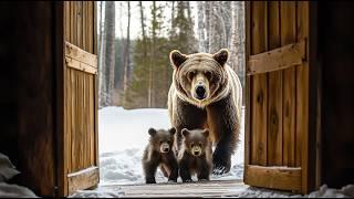 Un hombre acoge a un oso congelado y sus crías en su hogar, pero ocurre lo impensable