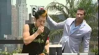 Kobayashi & 69 Hot Dogs at 230 Fifth (World Record).flv