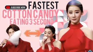 FASTEST EATING COTTON CANDY IN 3 SECOND CHINESE GIRL CHAMPION