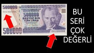 Bu Para Çok Değerli! Nadir Bulunan Eski 500.000 Lira