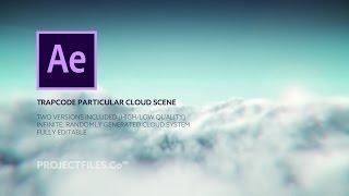After Effects Cloud Flyby (AE Project File, using Particular)