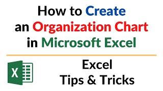 How to create an Organization Chart in Excel