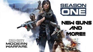 SEASON 1 IS FINALLY HERE!!! MODERN WARFARE 1.10 PATCH NOTES (NEW WEAPONS + MAPS)