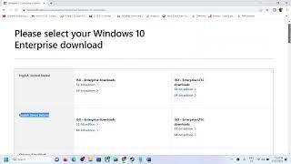 Where To Find The ISO Download File for Windows 10 Enterprise