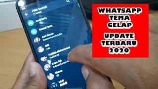 Setting Dark Mode Whatsapp Untuk Semua Android | Update Terbaru Tahun 2020