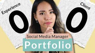 How to Create a Social Media Manager Portfolio for Beginners with NO EXPERIENCE | Portfolio Template