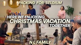 Here we enjoy our Christmas vacation together | Going to Belgium | Netherlands Family