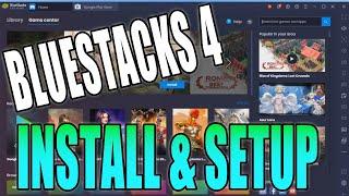 How To Install & Setup BlueStacks 4 In Windows 10 PC Tutorial | Free Android Emulator