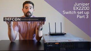 Setup VLANs with Juniper EX2200 Switch, OpenWRT and Proxmox (3/3)