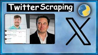 Learn how to scrap TWITTER data in python - 2024