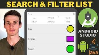 Filter & Search List View Android Studio Tutorial