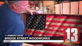 Albany crafter creates intricate wooden flags