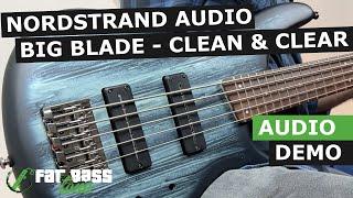 Nordstrand Big Blade - Clean & Clear Soapbar Pickups Demo