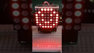 led 8×8 matrix and arduino